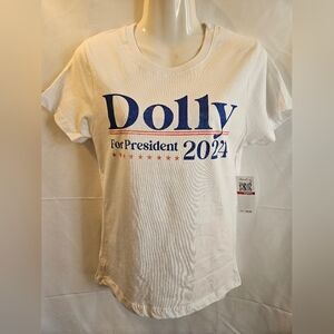 Prince Peter Dolly For President 2024 Graphic Tee XS Made USA